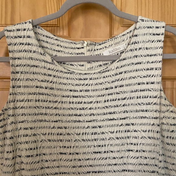 Kaliko fit and flare striped dress (US 10) - Picture 3 of 7